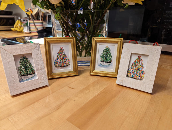 LOBSTER TRAP TREE HOLIDAY MINI CARDS