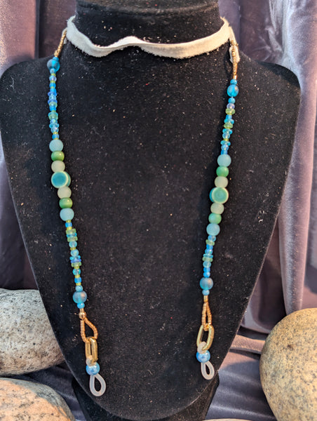 SEA GLASS Eyeglass holders & AirPods chains