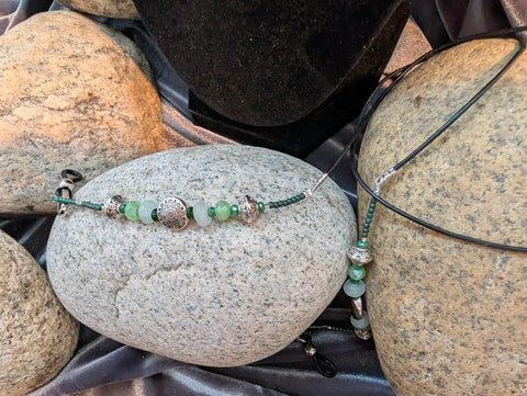 GREEN GODDESS   Eyeglass holders & AirPods chains