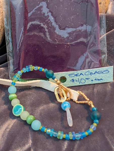 SEA GLASS Eyeglass holders & AirPods chains