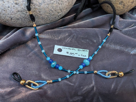 EVEN COWGIRLS GET THE BLUES   Eyeglass holders & AirPods chains