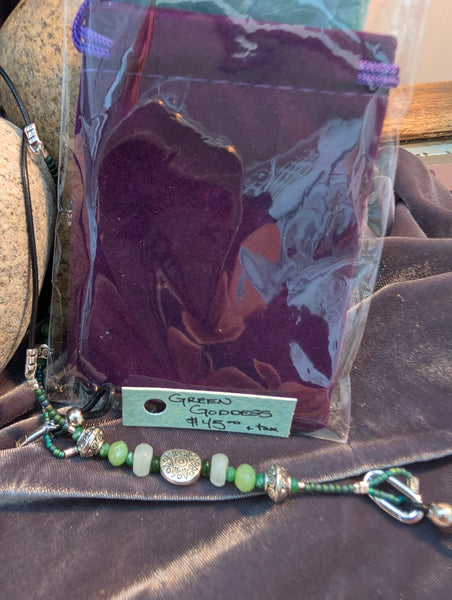 GREEN GODDESS   Eyeglass holders & AirPods chains