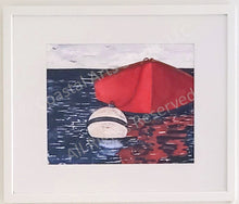 Load image into Gallery viewer, RED BOAT BLUE SEAS
