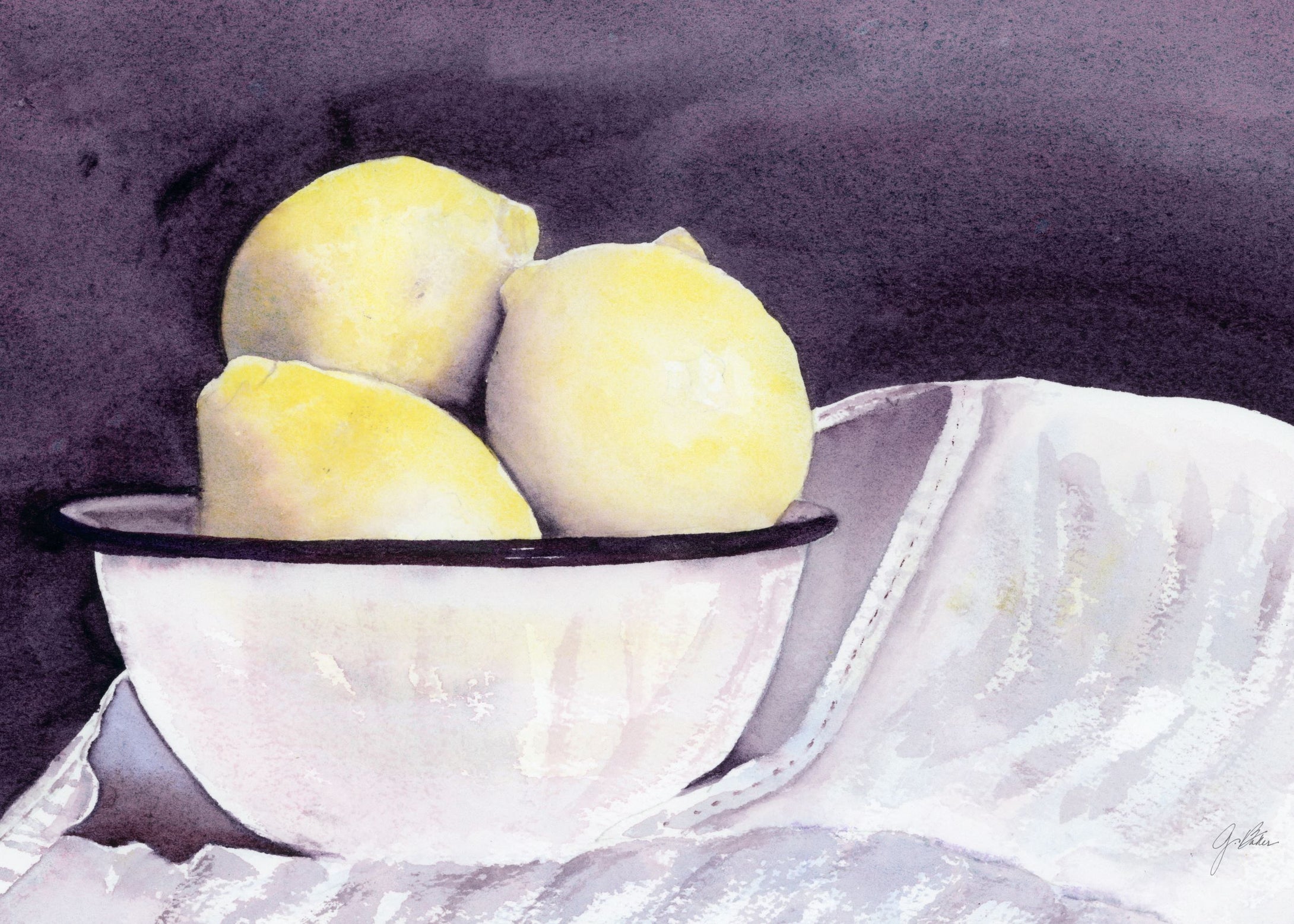 LEMONS IN ENAMEL